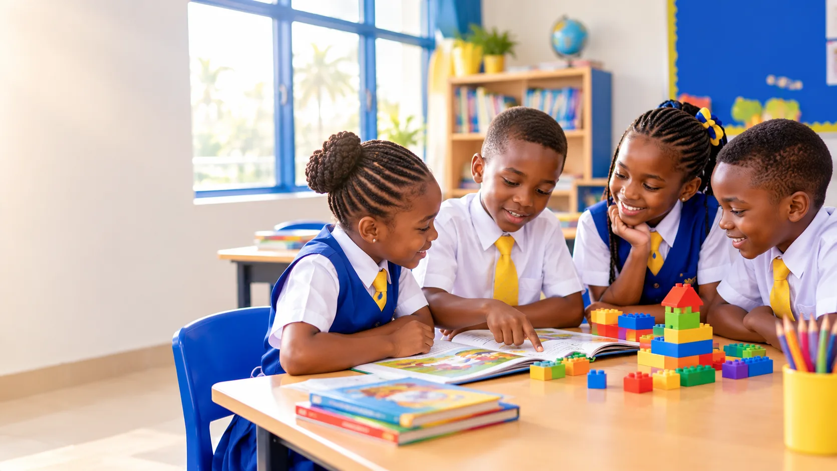 Children learning together